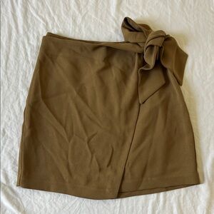 Wilfred Tie-Front Mini Skirt, 2